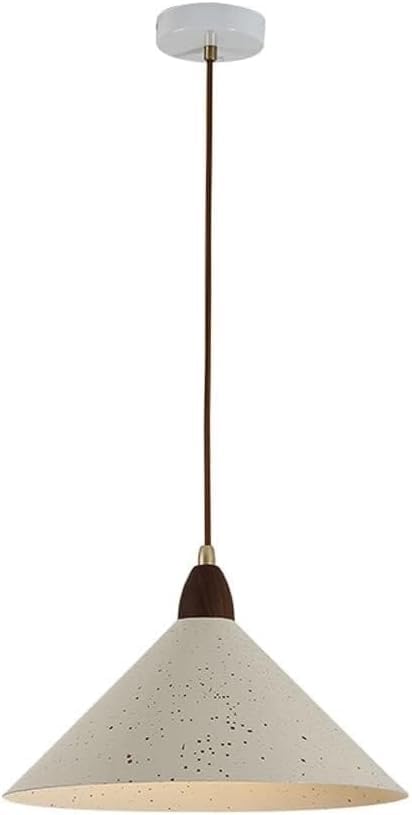 Lámpara colgante para mesita de noche pequeña que ahorra espacio con estilo Wabi Sabi
