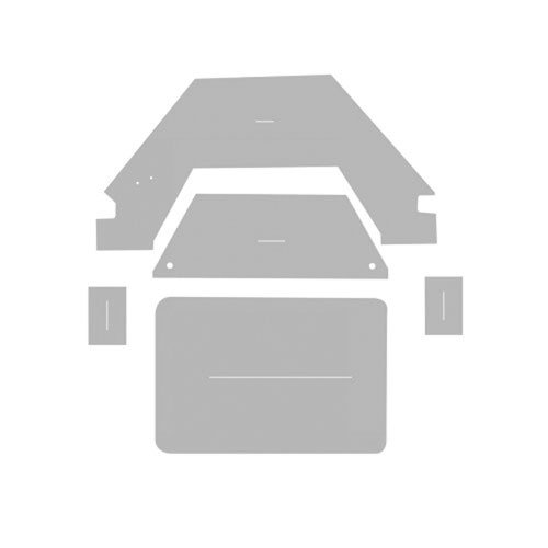 All States Ag Parts Parts A.S.A.P. Cab Foam Main Headliner - Gray fits Case IH 9240 9110 9250 9150 9270 9210 9330 9170 9280 9230 9350 9130 9260 9180 9310 60-5921T1