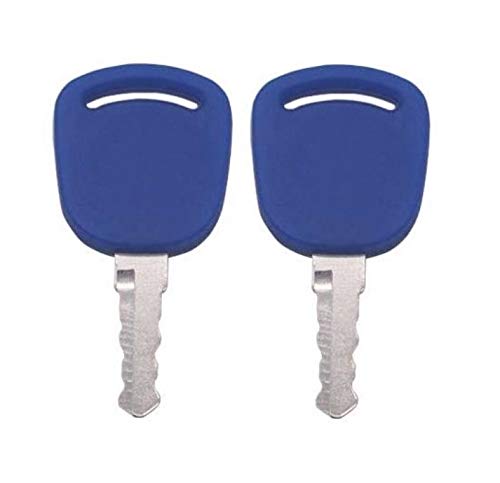 2 Pack Keys for Case IH Ford New Holland Tractors 82003267, 82030143, ELI80-0084, 14601 (2)