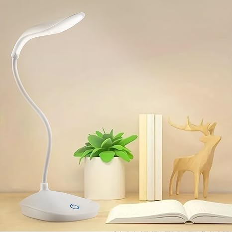 GIFTWA Rechargeable LED Study Lamp for Students | Portable USB Table Lamp with 3 Brightness Levels | Flexible Neck Desk Light for Study, Reading & Work at Home-picture-14