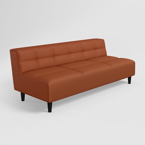 Image of Interio by Godrej Suez 3-Seater Synthethic Leather Sofa