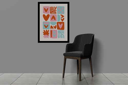 Image of BLINKART Trendy Abstract Wall Art Painting Print Design | Aesthetic Wall Decor Photo Artwork Frame Decoration Hanging For Home Bedroom Living Room Office Wall Decor | T065 | 13x10 Inches
