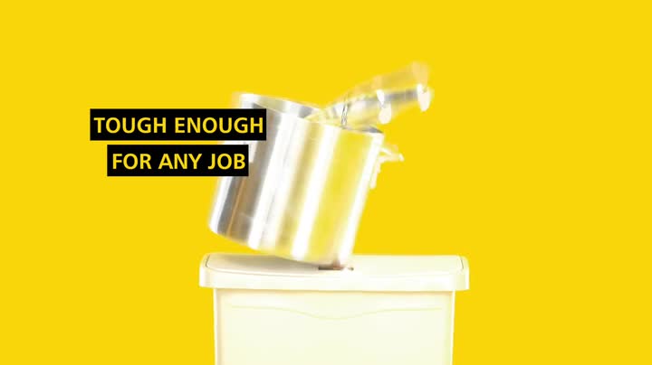 Rubbermaid Commercial Products Slim Jim Step-on Resin Front Step Waste Receptacle Bin 15 Litre Black 1901982