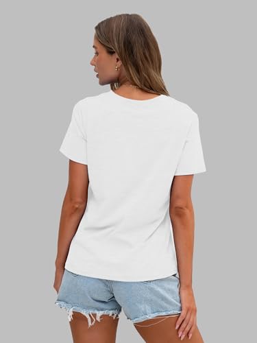 Image of Anbech Womens Dandelion Graphic T-Shirts Teen Girls Cute Sunflower Print Casual Tee Tops