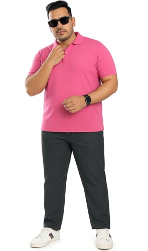 Image of Pluss Tribe - Plus Size Jeans for Men - Denim Jeans - Ideal for Casual, Office Available Sizes : 40 to 52