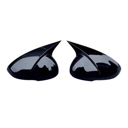 車のバックミラーハウジング Compatible With KIA For K5 For Optima 2020 2021 車用 ウィングサイド バックミラーハウジング ケーシングカバーキャップ Mスタイル ブラック 自動車部品(Black A)