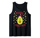 Photo Gallery funny - avocado natalizio con cappello natalizio canotta Photo Gallery funny - avocado natalizio con cappello natalizio canotta