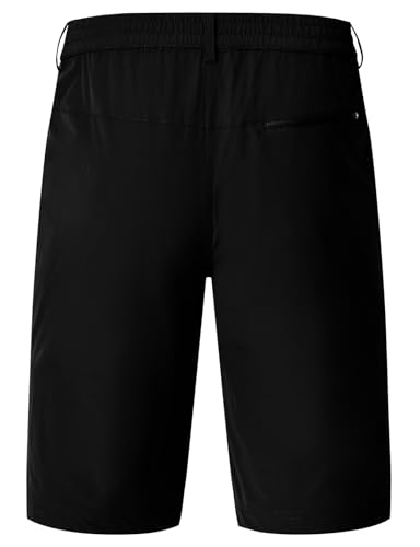 BGOWATU Men's Golf Shorts Stretch Casual Dress Work Shorts Hiking Shorts with 4 Pockets 11 Inch Inseam Lightweight2