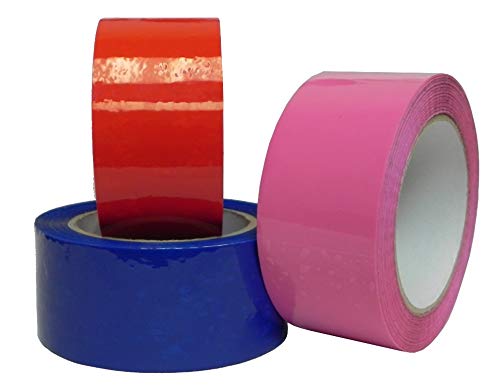 Colored Polypropylene Carton Sealing Tape ACRILYC Adhesive 2.0 MIL, 2