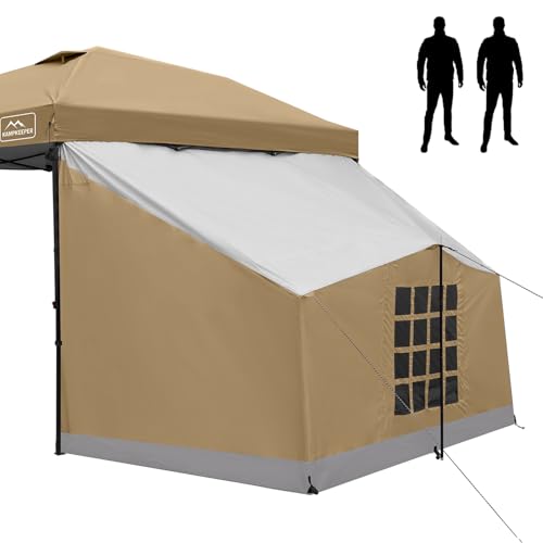 Image of KAMPKEEPER Side Tent,1 /2 Person Camping Tent for 10' x 10' Pop Up Canopy
