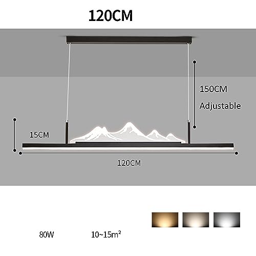 Lámpara lineal LED para mesa de billar y espacios amplios 2