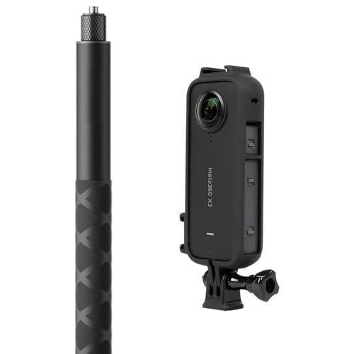 Image of ADOFYS Invisible Monopod Stick+Housing Case Combo Set for Insta360 ONE X3 Action Camera Accessories