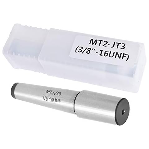MT2 To JT3 End Type Drill Chuck Arbor 2MT #2 Morse Taper x 3JT #3 Jacobs Cover