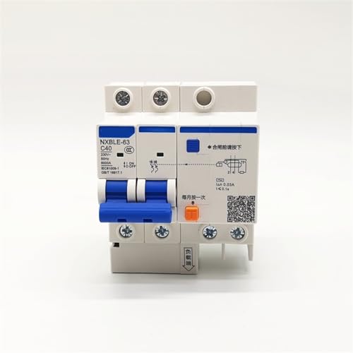 RCBO NXBLE-63 disjoncteur bipolaire 30mA pour stopper les coupures électriques