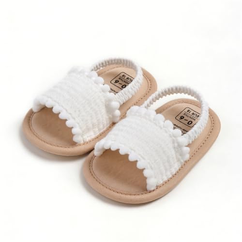 Image of Infant Baby Boys Girls Summer Sandals Party Wedding Dress Flats Shoes Newborn Crib Shoes First Walkers Prewalkers 0-18 Months