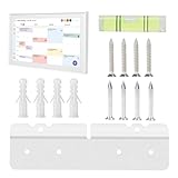 デジタルカレンダー用壁掛け、15インチデジタルカレンダー、ドリル不要の壁掛けホルダー| ホームキッチン、リビングルーム、ベッドルーム、冷蔵庫、スタジオ、学校、高齢者向けのアクセサリー付きディスプレイスタンド