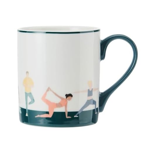 Mikasa Taza de porcelana para yoga, 280 ml