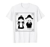 Korean Traditional Old-Fashioned Wedding Couple T-Shirt