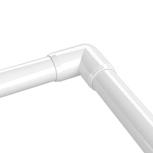 Formufit F11490E-Wh-4 90 Degree Elbow Pvc Fitting, Furniture Grade, 1-1/4" Size, White (Pack Of 4) #TOP4