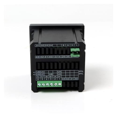 Compteur d'énergie électrique triphasé et multimètre LCD