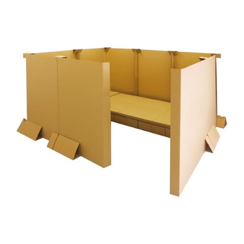 ナカバヤシ 災害など避難所用 災害など避難所用 段ボールパーティション 9枚セット NDP-158009 幅7600×奥行210x高さ1500mm 災害 緊急時 避難時 ナカバヤシ