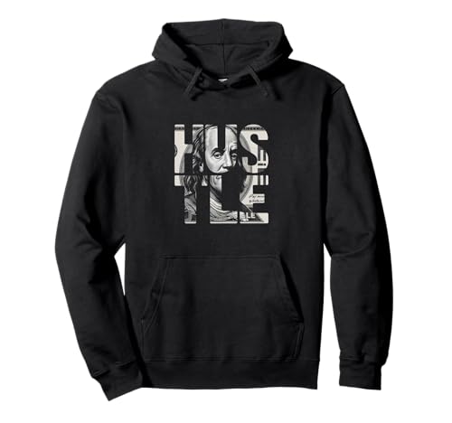 Hustle Money Mindset Entrepreneurs Grind Vintage Motivation Pullover Hoodie