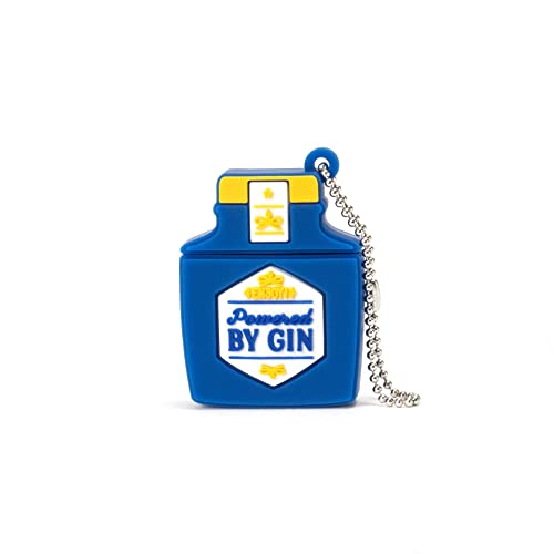 Legami - Chiavetta USB 3.0, 32 GB, ultra veloce, Rivestimento in morbido PVC, 4x4,8 cm, Tema Gin