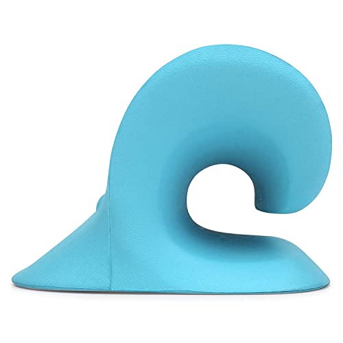 Apoio de cabeça de massagem, travesseiro de pescoço e ombro relaxante dispositivo de tração cervical