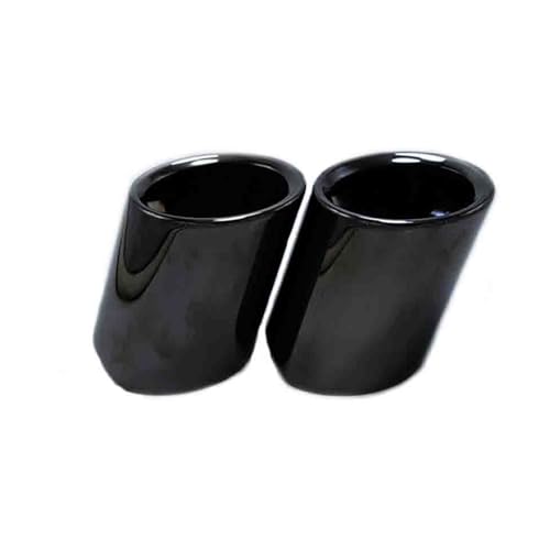 Embout échappement en acier inoxydable noir durable pour BMW F10 E60