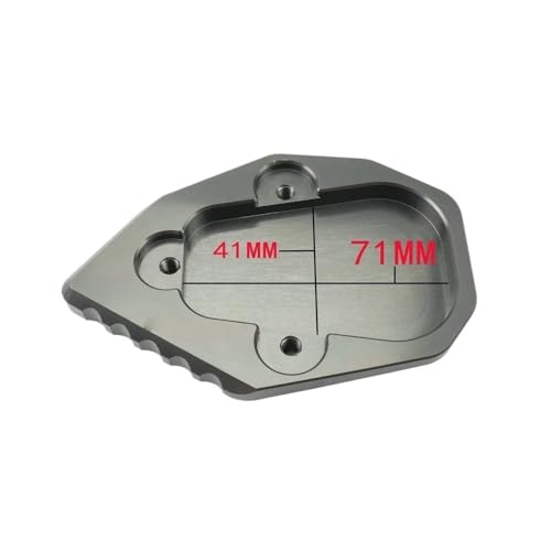 Plaque support latérale d'extension béquille R Nine T : finition CNC premium