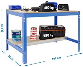 Simonrack BT-3 1200 Kit Shelf, Blue/Wood