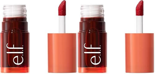 Image of e.l.f. Sheer For It Blush Tint, Multi-Use, Long-Lasting Lip & Cheek Makeup, Creates A Natural Flush Finish, Vegan & Cruelty-Free, Orange Crush (Pack of 2)