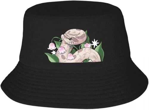 Casquette de baseball serpent à nez de porc lavande et chapeau muguet