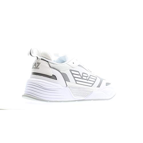 Ea7 x8x070 sneakers con lacci in tessuto e pelle