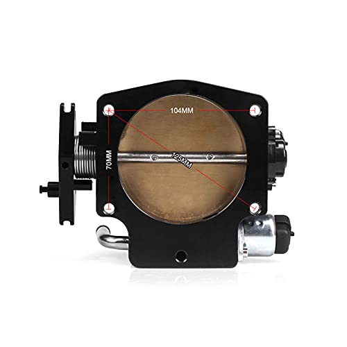 Muge Racing 92Mm Throttle Body Assembly With Tps Iac Throttle Position Sensor For Chevy Lsx Ls Ls1 Ls2 Ls6 Ls7 Black #TOP4