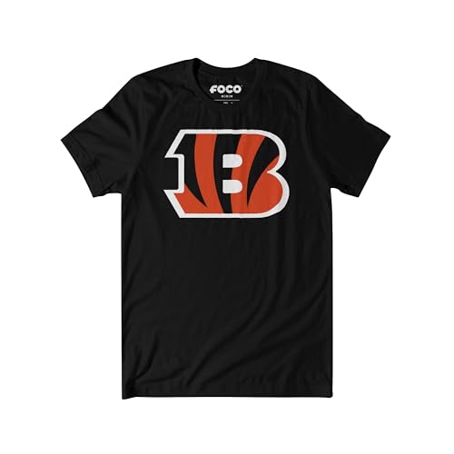 Image of FOCO Men's NFL Team Primary Logo Black Short Sleeve T-Shirt