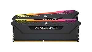 CORSAIR Vengeance RGB PRO SL DDR4 RAM Light Enhancement Kit (kein physischer Speicher) – Schwarz