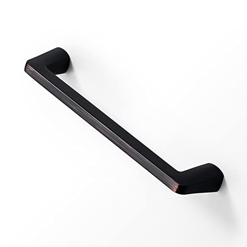 AHOSAR 2 Pack Solid 5 Inch Zinc Alloy Handles Oil-Rubbed Bronze Cabinet Pulls Drawer Pulls Furniture Hardware for Bedroom,Bathroom Cupboard Door,Bedroom Dresser Drawer