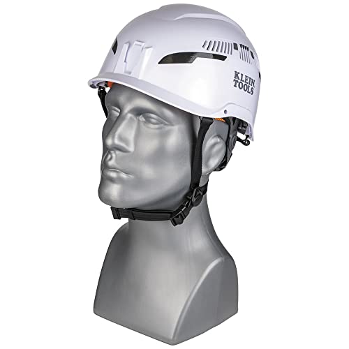 Klein Tools 60565 Safety Helmet, Type-2 Safety Helmet, Vented, Class C, White #TOP4