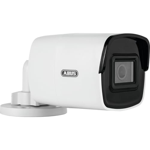 ABUS 4MPx IP PoE Mini-Tube-Kamera – Überwachungskamera mit Objekterkennung - 30 m Nachtsicht - IP67 - 103 Grad Blickwinkel - für Innen und Außen microSD und Rekorder kompatibel