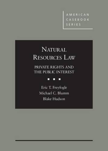 Natural Resources Law: Private Rights and the P... 0314289127 Book Cover