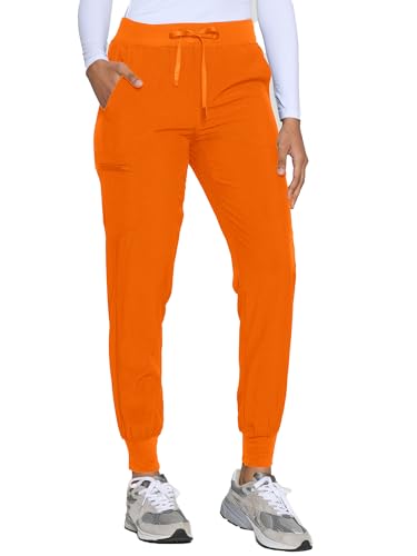 Image of COZYFIT Womens Scrub Pants - Soft Stretch Yoga Style with 5 Pockets, Slim Fit Jogger Scrubs Pants for Women