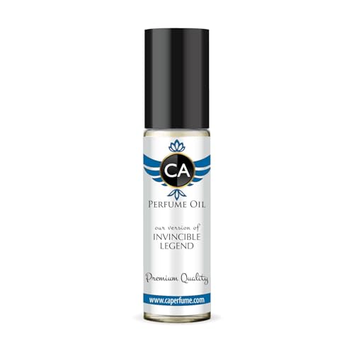 CA Perfume Impression of Invincible Legend for Men Perfume Oil Woody Aromatic Scent Long Lasting Cologne for Men Travel Size TSA Ready Mini Parfum Body Oil Roll-on 0.33 Fl Oz 10ml