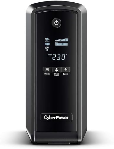 CyberPower CP900EPFCLCD Backup UPS PFC Pure Sinewave 900VA/540W 2 x UK Sockets 4 x IEC