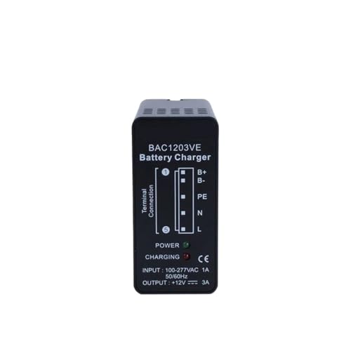Cargador BAC1203VE de batería flotante 12V 3A para motor generador