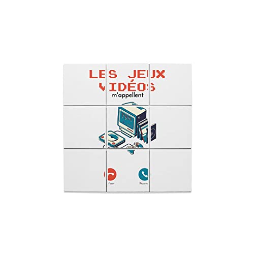 Carreaux céramique décoratifs jeux vidéos rétro lot de 9 pièces pour fresque murale 32x32 cm