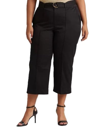 Lauren Ralph Lauren Twill Black Wide Leg US 16W