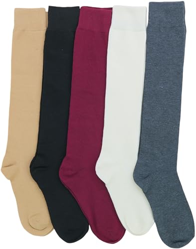 Image of ToBeInStyle Women's Pack of 6 or 12 Knee High Socks