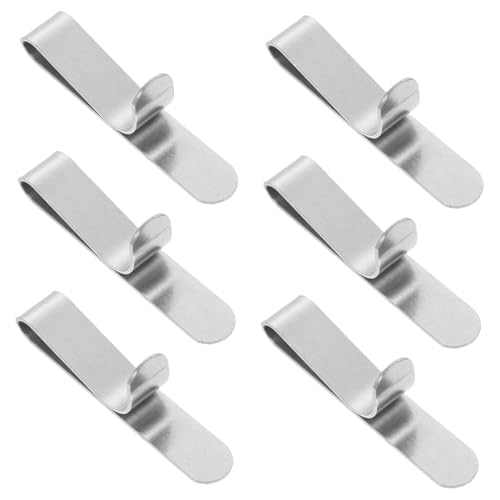 FIXOSHEE 6pièces Anneaux De Décoration De Gâteaux Extensibles Acier Inoxydable Avec Clips De Fixation Pour Cercles à Gâteau Ustensiles De Cuisine Pour Desserts