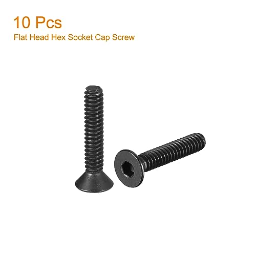 uxcell #5-40x5/8" Flat Head Socket Cap Screws - Image 3
